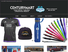 Tablet Screenshot of centurymart.com